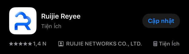 Tải ứng dụng Ruijie Reyee