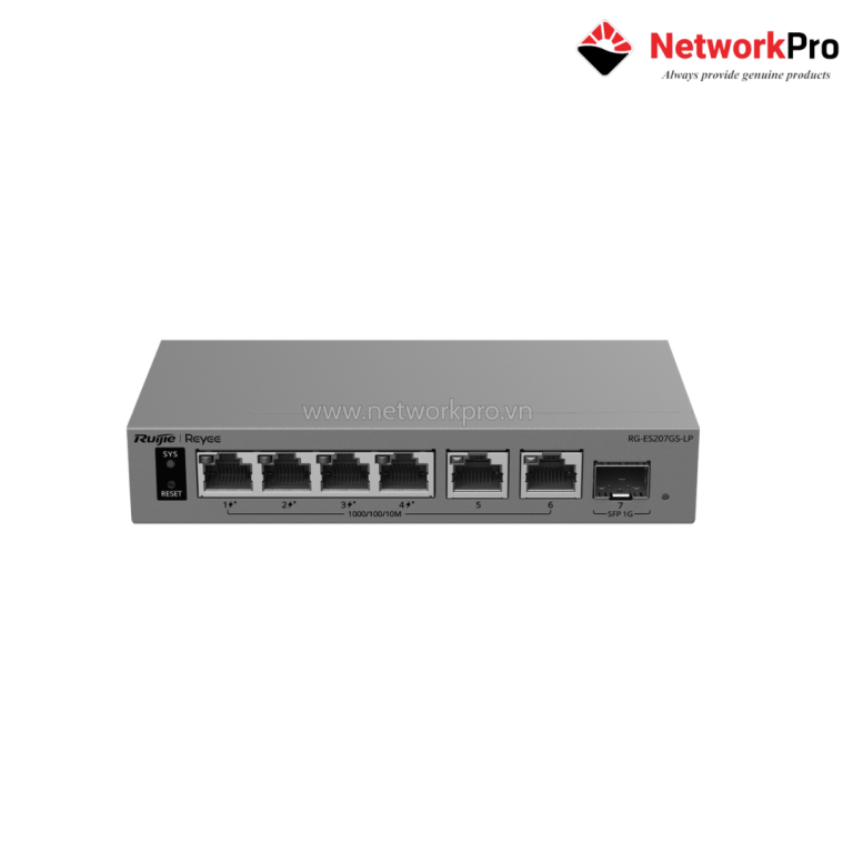 Ruijie RG-ES207GS-LP – Switch PoE Camera | NetworkPro